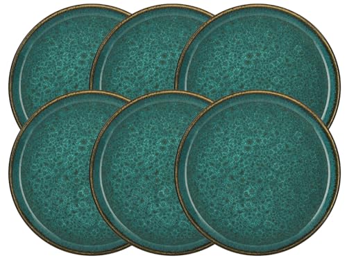 BITZ Frühstücksteller matt Green/Shiny Green 21 cm Set6 von BITZ