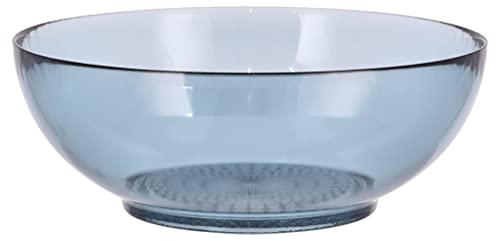 BITZ Kusintha Salatschüssel, Große Schüssel aus Glas, Durchm. 24 cm, Blau von BITZ