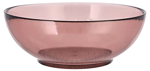 BITZ Kusintha Salatschüssel, Große Schüssel aus Glas, Durchm. 24 cm, Pink von BITZ