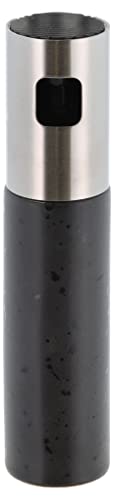 BITZ Ölsprüher für Speiseöl, Ölspray, Öl Sprühflasche aus Keramik/Steingut, Durchm. 4 cm, Höhe 18 cm,10 cl, Schwarz von BITZ