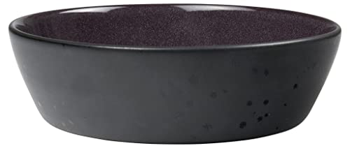 BITZ Suppenschale, Suppenschüssel aus Steingut, 18 cm im Durchmesser, schwarz/lila von BITZ