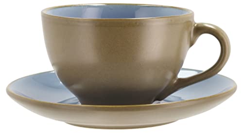 BITZ Wood Tasse mit Untertasse Dia 10,3 x 6,3 cm 24 cl Wood/Ocean BITZ Wood Tasse mit Untertasse Dia 10,3 x 6,3 cm 24 cl Wood/Ocean von BITZ
