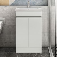 Badmöbel Set 50 cm Unterschrank Selbstmontierter mit Weiß Mineralguss waschtisch Unterschrank mit Weiß Badmöbel Set 50 cm Unterschrank Selbstmontierter mit Weiß Mineralguss waschtisch Unterschrank mit Weiß von BIUBIUBATH
