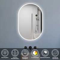 Biubiubath - led Badezimmer Spiegel mit Beleuchtung Badspiegel mit Beschlagfrei 3 Lichtfarbe Dimmbar Speicherfunktion ce IP44 60x100cm Biubiubath - led Badezimmer Spiegel mit Beleuchtung Badspiegel mit Beschlagfrei 3 Lichtfarbe Dimmbar Speicherfunktion ce IP44 60x100cm von BIUBIUBATH