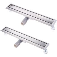 Biubiubath - Duschrinne 60 cm Befliesbar Sehr Flach Edelstahl Bodenablauf Siphon mit Geruchsstop Größen 30cm -100 cm Ablaufrinne für Badezimmer Biubiubath - Duschrinne 60 cm Befliesbar Sehr Flach Edelstahl Bodenablauf Siphon mit Geruchsstop Größen 30cm -100 cm Ablaufrinne für Badezimmer von BIUBIUBATH