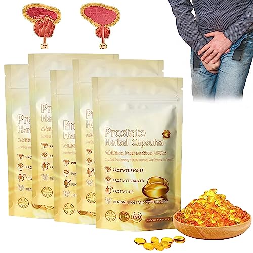 Natürliche Pflanzliche Prostata-Kapseln Prostate PRO, Prostata-Gesundheitskapseln, Prostata-Kapseln, Verbessern Die Gesundheit Ihrer Prostata Und Gewinnen Ihre Vitalität Zurück (5 Packungen) von BIUBIULOVE