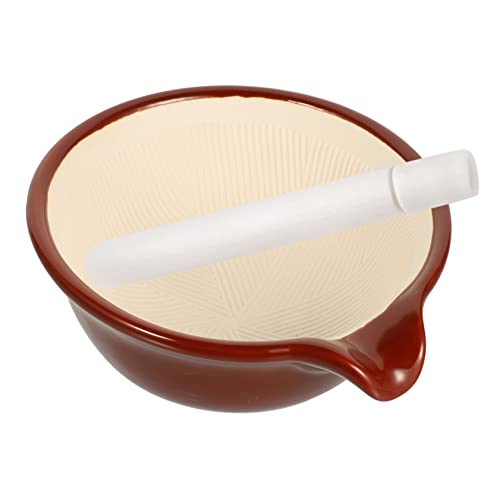BIUDECO 1 Satz Keramische mit Stößel für Knoblauch und Gewürze für Zerkleinern von Zutaten der Küche Groß BIUDECO 1 Satz Keramische mit Stößel für Knoblauch und Gewürze für Zerkleinern von Zutaten der Küche Groß von BIUDECO