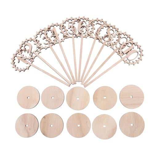 BIUDECO 10 Stück Teiliges Holz Tischnummern mit Kreativem Hohlraum Design Natürliche Leichte Tischdekoration für Hochzeit Party und Vielseitige Anlässe Langlebig und Aufmerksamkeitsstark BIUDECO 10 Stück Teiliges Holz Tischnummern mit Kreativem Hohlraum Design Natürliche Leichte Tischdekoration für Hochzeit Party und Vielseitige Anlässe Langlebig und Aufmerksamkeitsstark von BIUDECO