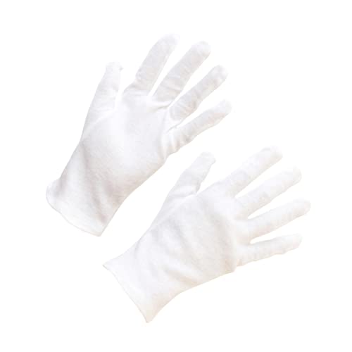 BIUDECO 12 Paare Baumwollhandschuhe für Schmuckinspektion Rutschfeste Atmungsaktive Schutzhandschuhe für Gartenarbeit und Industrielle Anwendungen Xl Verstärkt von BIUDECO