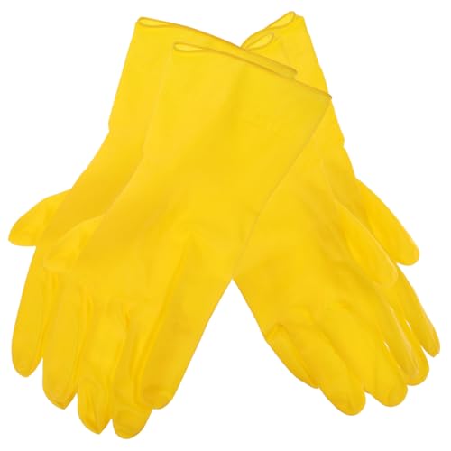 BIUDECO 2 Paare PVC Haushaltshandschuhe Spülhandschuhe Rutschfest Langlebig Wiederverwendbar Küchenhandschuhe für Hausarbeit Reinigung mit Verstärktem Griff und Buntem Design BIUDECO 2 Paare PVC Haushaltshandschuhe Spülhandschuhe Rutschfest Langlebig Wiederverwendbar Küchenhandschuhe für Hausarbeit Reinigung mit Verstärktem Griff und Buntem Design von BIUDECO