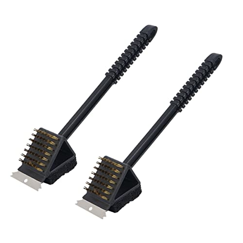 BIUDECO 2 Stück Grillbürste Bbq Reinigungsbürste für Grill Ofen und Robuste Reinigungswerkzeuge für Müheloses Entfernen von Schmutz und Fett Praktischem Aufhänghaken BIUDECO 2 Stück Grillbürste Bbq Reinigungsbürste für Grill Ofen und Robuste Reinigungswerkzeuge für Müheloses Entfernen von Schmutz und Fett Praktischem Aufhänghaken von BIUDECO