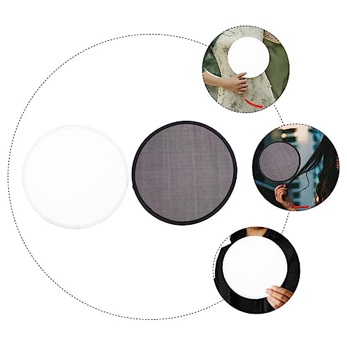 BIUDECO 2 Stück Tragbarer Faltbarer Handfächer Runder Fächer aus Leichtem Material Zusammenklappbar Handlich für Sommer Tanz und Hochzeit Schwarz und Weiß Kompakt und Dekorativ BIUDECO 2 Stück Tragbarer Faltbarer Handfächer Runder Fächer aus Leichtem Material Zusammenklappbar Handlich für Sommer Tanz und Hochzeit Schwarz und Weiß Kompakt und Dekorativ von BIUDECO