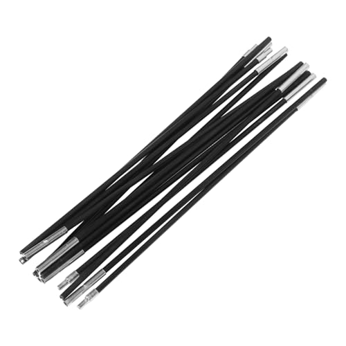 BIUDECO 2 Stück Zeltstangen aus Dickem Fiberglas Klappbare Stabile Camping Zeltstützen Windresistente Outdoor Stangen für Trekking Reisezelt Robustes Vielseitiges Zeltzubehör von BIUDECO