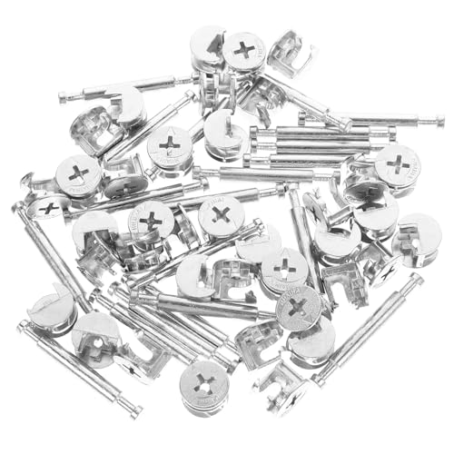 BIUDECO 20 Sätze Möbelverbinder Kit Doppelkopf Verbindungselemente für Schränke und Langlebig für Möbelmontage mit Zinklegierung Einfach zu Verwenden von BIUDECO