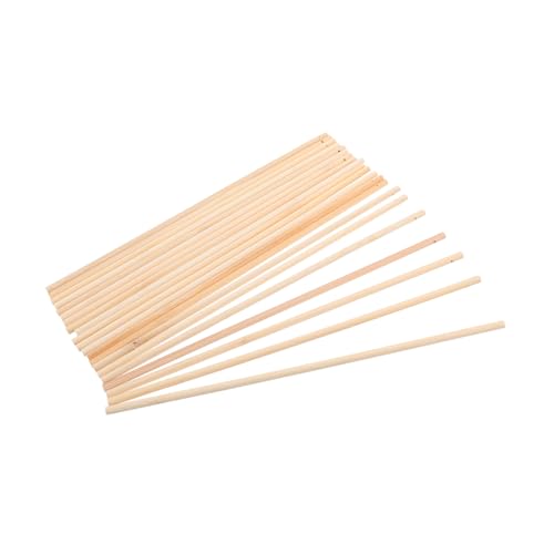 BIUDECO 20 Stück Teiliges Holz-laternenstäbe DIY Bastelstäbe für Laternenhandgriff Leicht und Robust für Handgefertigte Laternen und Dekorationen von BIUDECO