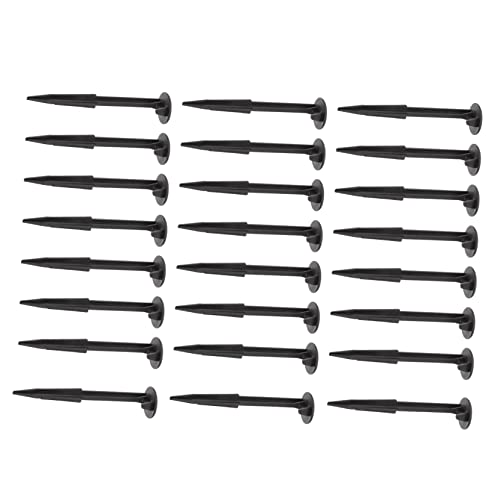 BIUDECO 24 Stück Teiliges Kunststoff Zeltheringe Leichte Wiederverwendbare Bodenanker für Camping Garten und Outdoor Einfache Montage Geeignet für Harte Böden und Aufblasbare Zelte von BIUDECO