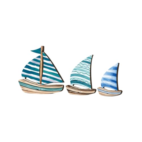 BIUDECO 3 Stück Teiliges Holz Segelboot Wanddekor Nautische Holzskulpturen Küstendeko Handgefertigte Küstennautische Wandkunst für Wohnzimmer Schlafzimmer BIUDECO 3 Stück Teiliges Holz Segelboot Wanddekor Nautische Holzskulpturen Küstendeko Handgefertigte Küstennautische Wandkunst für Wohnzimmer Schlafzimmer von BIUDECO