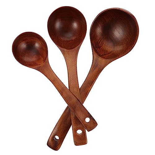 BIUDECO 3 Stück Teiliges Holzlöffel mit Langem Stiel Verschiedene Glatte Oberfläche Gesundes Material Design für Täglichen Gebrauch Am Esstisch BIUDECO 3 Stück Teiliges Holzlöffel mit Langem Stiel Verschiedene Glatte Oberfläche Gesundes Material Design für Täglichen Gebrauch Am Esstisch von BIUDECO
