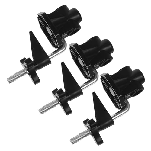 BIUDECO 3 Stücke Aluminiumlegierung Tischlampen Clip Teilig Stabiler Metallhalter Tischlampenbefestigung für Schreibtischlampe Zuhause Robust Langlebig von BIUDECO