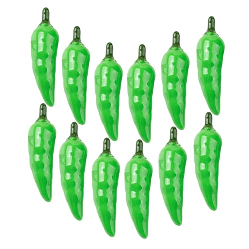 BIUDECO 32 Stück Mini-chilischoten Künstliche Paprika Dekoration für Zuhause Küche Restaurant Fotografie-Requisiten von BIUDECO