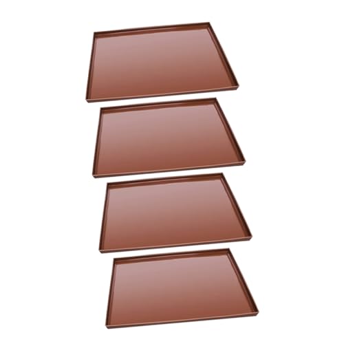 BIUDECO 4-teilige Silikon-backmatte Für Dörrofen Wiederverwendbar Leicht Zu Reinigen Antihaftbeschichtete Silikonplatten Für Lebensmitteltrockner von BIUDECO