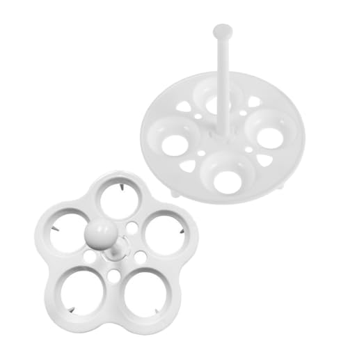 BIUDECO 4stücke Teiliges Eier-dampfgarer-gestell Hitzebeständigem Kunststoff Universeller Eierhalter Für Gesundheitskochtöpfe Von Eiern Und Platzsparendes Design von BIUDECO