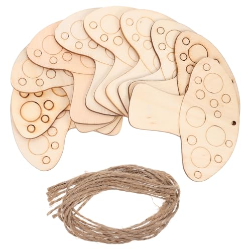 BIUDECO 50 Sätze Holzscheiben mit Einzigartiger Form Naturbelassene DIY Holzplättchen zum Basteln und Bemalen Kindgerechte Holzstücke zur Kreativen Handarbeit und Wohnungsdekoration von BIUDECO