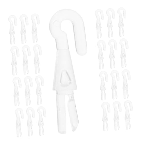 BIUDECO 50 Stück Blindwand Ersatzhaken für Vorhänge Einfache Installation Benutzerfreundlich Minimalistisches Design Geeignet für Jalousien und Vorhangstangen von BIUDECO
