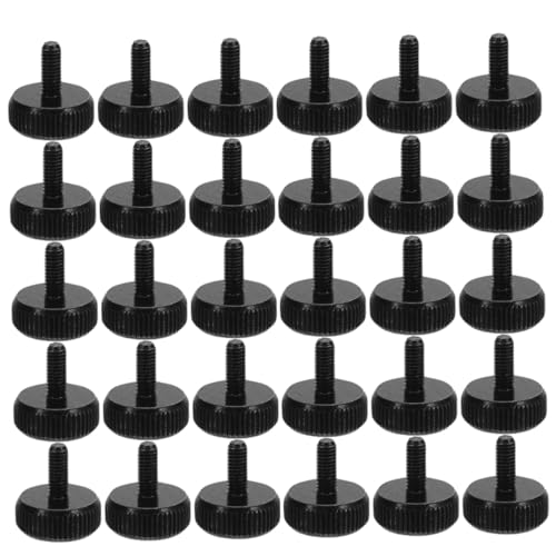 BIUDECO 50 Stück Rändelschrauben für Pc Gehäuse Drehbare Thumb Screws mit Rutsch für Desktop Computerzubehör Schnelle Montage Kompatibel mit Diversen Pc Modellen von BIUDECO