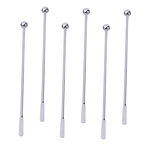 BIUDECO 6 Stück Teiliges Drink Stirrers Lange Swizzle Sticks mit Rutschfestem Griff für Cocktails Milchtee Bars Cafés Restaurants und Zuhause Wiederverwendbar BIUDECO 6 Stück Teiliges Drink Stirrers Lange Swizzle Sticks mit Rutschfestem Griff für Cocktails Milchtee Bars Cafés Restaurants und Zuhause Wiederverwendbar von BIUDECO