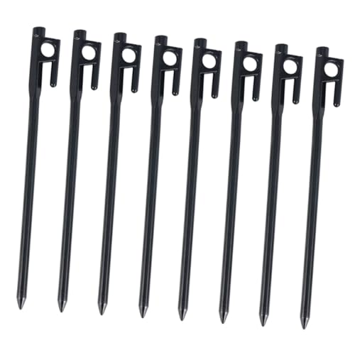 BIUDECO 8 Stück Teiliges Gusseisen Zeltheringe Robuste Zelt Erdnägel mit Rundem Kopf Stabiler Bodennagel mit Seilöse für Camping Strand Schnee und Outdoor Befestigung BIUDECO 8 Stück Teiliges Gusseisen Zeltheringe Robuste Zelt Erdnägel mit Rundem Kopf Stabiler Bodennagel mit Seilöse für Camping Strand Schnee und Outdoor Befestigung von BIUDECO