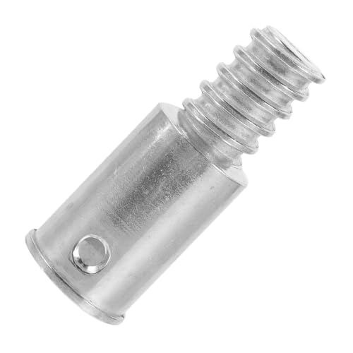 BIUDECO Aluminiumlegierung Gewindekopf Ersatz Besenstiel Gewinde Außen Gewindespitze Robust Langlebig Sicherer Für Mop Stiele Haushalt Büro von BIUDECO
