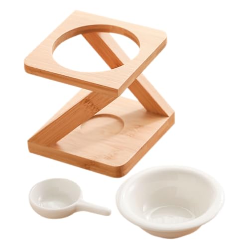 BIUDECO Aromatherapie Teelicht Duftlampe aus Nachhaltigem Nan Vielseitiger Ätherischer Öl Diffuser und Wachs Wiederverwendbar Langlebig Kreatives für Zuhause und Wellness von BIUDECO