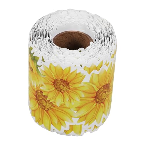 BIUDECO Blumen und Blattmuster Pinnwand Bordüre Selbstklebendes Dekopapier für Klassenzimmer Boho und Tropischer Stil für Frühling und Sommer Vielseitige Wanddekoration BIUDECO Blumen und Blattmuster Pinnwand Bordüre Selbstklebendes Dekopapier für Klassenzimmer Boho und Tropischer Stil für Frühling und Sommer Vielseitige Wanddekoration von BIUDECO