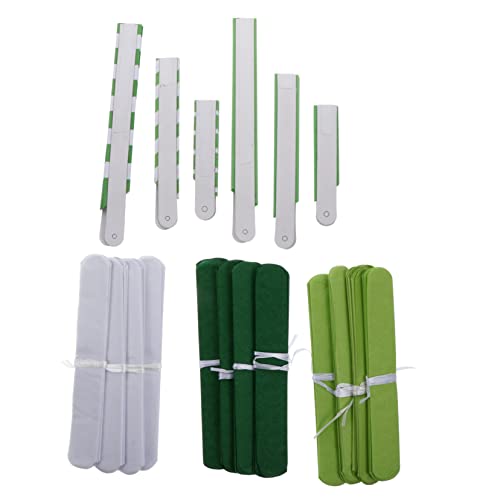 BIUDECO DIY Papier Fächer Blumen Set Grüne Papierfächer für Hochzeit Geburtstag Shower Deko Wiederverwendbare Partydekoration zum Aufhängen Vielseitig Einsetzbar Fotokulisse von BIUDECO