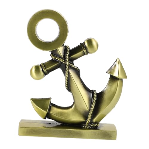 BIUDECO Dekorativer Vintage Schiffanker Metall Mediterranes Design Für Büro Und Nautische Deko Für Wohnräume Und Bars Retro Ornament Antikem Stil von BIUDECO