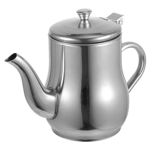 BIUDECO Edelstahl Ölbehälter mit Feinem Sieb Fettabscheider und Ölspender Langlebiger Küchenhelfer zum Filtern von Frittieröl und Aufbewahrung von Speisefett Praktisch für Gesundes Kochen von BIUDECO