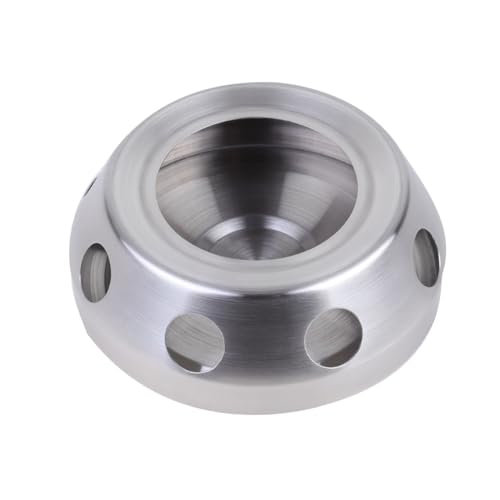 BIUDECO Edelstahl Teewärmer Stövchen mit Kerzenhalter Vielseitiger Milch und Teewärmer für Zuhause Party Langlebig und Dekorativ für Romantische Atmosphäre und Langfristige Nutzung von BIUDECO