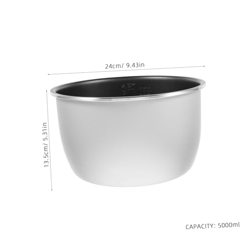 BIUDECO Elektrischer Reiskocher Ersatz Innen Topf Aluminium Antihaft Innentopf Schnelle Gleichmäßige Hitzeverteilung Kompatibel für Verschiedene Reiskocher Haushaltsgröße BIUDECO Elektrischer Reiskocher Ersatz Innen Topf Aluminium Antihaft Innentopf Schnelle Gleichmäßige Hitzeverteilung Kompatibel für Verschiedene Reiskocher Haushaltsgröße von BIUDECO