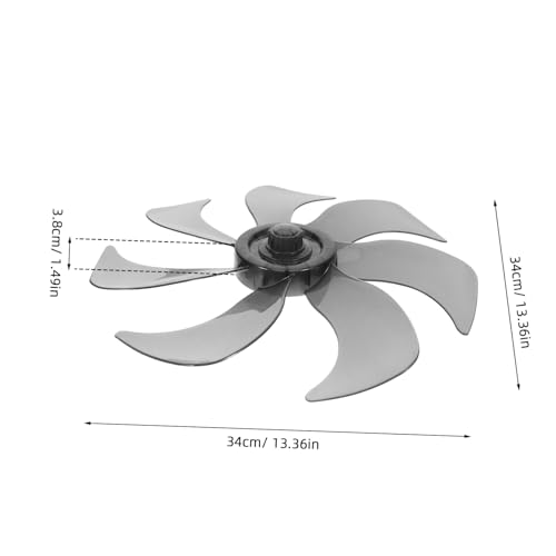 BIUDECO Flügelige Kunststoff Ventilatorflügel Ersatzteile für Standventilator Leicht Langlebig Kompatibel Einfache Montage und für Innen und Außenbereich von BIUDECO