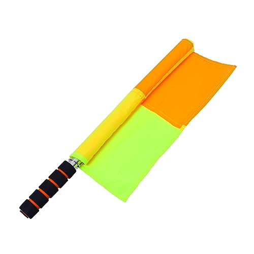 BIUDECO Handkurbel Fahne für Schiedsrichter Hochsichtbare Sportflagge für Fußball Hockey Rugby Edelstahlstange mit Bequemen Griff für Wettbewerbe und Training BIUDECO Handkurbel Fahne für Schiedsrichter Hochsichtbare Sportflagge für Fußball Hockey Rugby Edelstahlstange mit Bequemen Griff für Wettbewerbe und Training von BIUDECO