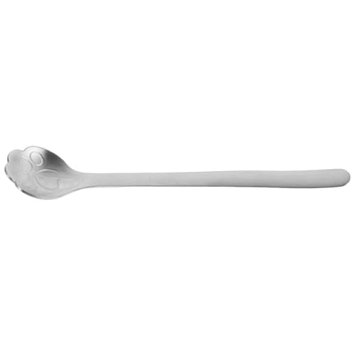 BIUDECO Kaffeelöffel mit langem Griff und Katzenmotiv, süßer Dessertlöffel aus Edelstahl, Servierlöffel für Eiscreme, Pudding, und Cocktails BIUDECO Kaffeelöffel mit langem Griff und Katzenmotiv, süßer Dessertlöffel aus Edelstahl, Servierlöffel für Eiscreme, Pudding, und Cocktails von BIUDECO