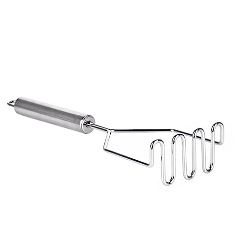 BIUDECO Kartoffelpresse mit Rutschfestem Griff Robuster Kartoffelstampfer für Pürieren von Kartoffeln und Gemüse Spülmaschinengeeignet Küchenhelfer für Zuhause und Outdoor Einsatz von BIUDECO