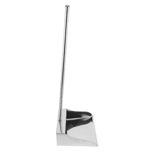 BIUDECO Kehrschaufel mit Langem Griff Langlebig Robust für Innen Außen Haushaltsreinigung Vielseitig Geeignet für Staub Tierhaare Papierreste von BIUDECO