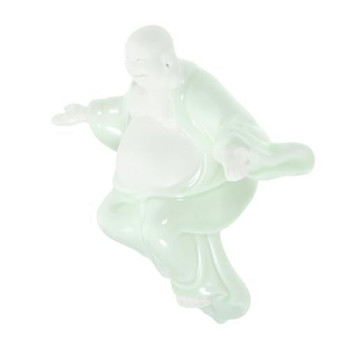 BIUDECO Keramik Buddha Figur Delikate Maitreya Buddha Skulptur für Vintage Keramik Deko Feng Shui Glücksbringer Kleiner Tempelschmuck für Tisch und Büro BIUDECO Keramik Buddha Figur Delikate Maitreya Buddha Skulptur für Vintage Keramik Deko Feng Shui Glücksbringer Kleiner Tempelschmuck für Tisch und Büro von BIUDECO