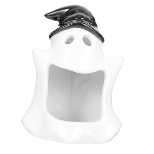 BIUDECO Keramik Teelichthalter Geist Halloween Tealight Ornament Einzigartiger Kerzenhalter Dekorativ Sicher Vielseitig für Wohnzimmer und Party Tischdeko BIUDECO Keramik Teelichthalter Geist Halloween Tealight Ornament Einzigartiger Kerzenhalter Dekorativ Sicher Vielseitig für Wohnzimmer und Party Tischdeko von BIUDECO