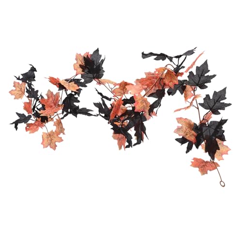 BIUDECO Künstliche Ahornblatt Girlande Rattan Deko Halloween Party Herbstliche Tür Dekoration DIY Bastelzweig für Zuhause und Hochzeit Flexibel Biegsam Herbstliche Feier Atmosphäre BIUDECO Künstliche Ahornblatt Girlande Rattan Deko Halloween Party Herbstliche Tür Dekoration DIY Bastelzweig für Zuhause und Hochzeit Flexibel Biegsam Herbstliche Feier Atmosphäre von BIUDECO