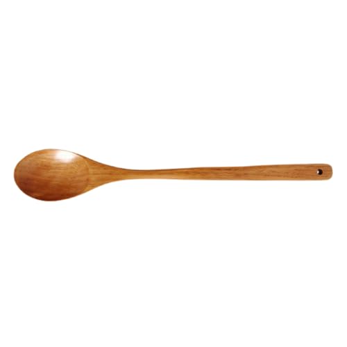 BIUDECO Langer Holzkochlöffel im Japanischen Stil Handgefertigtes Küchenutensil aus Natürlichem Holz für Rühren und Servieren Ergonomisches Design für Komfortables Kochen von BIUDECO