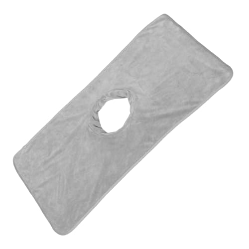 BIUDECO Massageliege Bezug mit Gesichtsloch Gepolstert Weicher Massagebettbezug für Salon Zuhause Waschbares Wiederverwendbares Massage Kopfkissen Zubehör Komfortables Spa Massagebett von BIUDECO