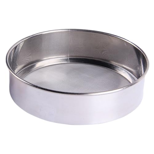 BIUDECO Mehlsieb Mesh Handheld Sifting Sieb für Backen und mit Zufälliger Griff Befestigung Langlebiges Küchensieb aus Rostfreiem Stahl BIUDECO Mehlsieb Mesh Handheld Sifting Sieb für Backen und mit Zufälliger Griff Befestigung Langlebiges Küchensieb aus Rostfreiem Stahl von BIUDECO